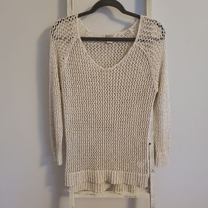 Lucky Brand♡ XL open knit long sleeve sweater